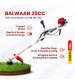 Balwaan Side Pack Brush Cutter 4-Stroke BX-35 Pro 35 cc